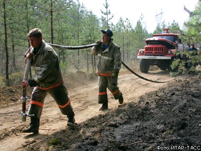 Центральная Россия во власти огня