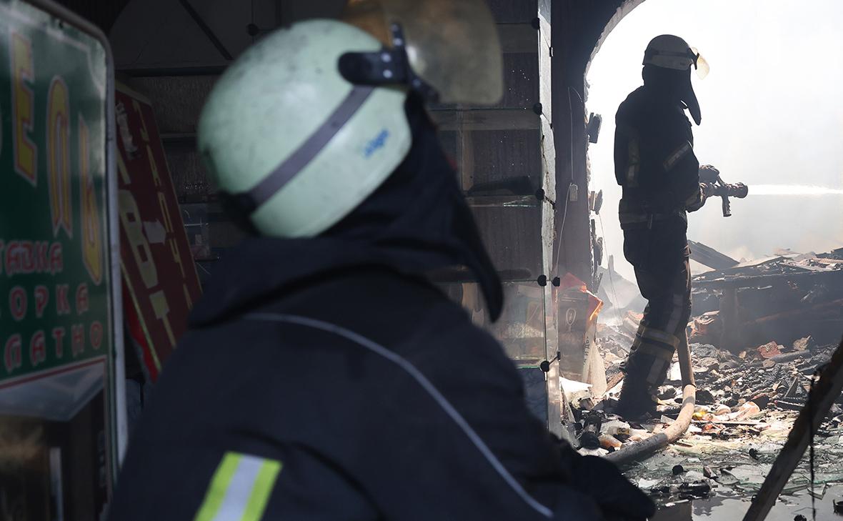 В Харькове после взрыва начался пожар на предприятии