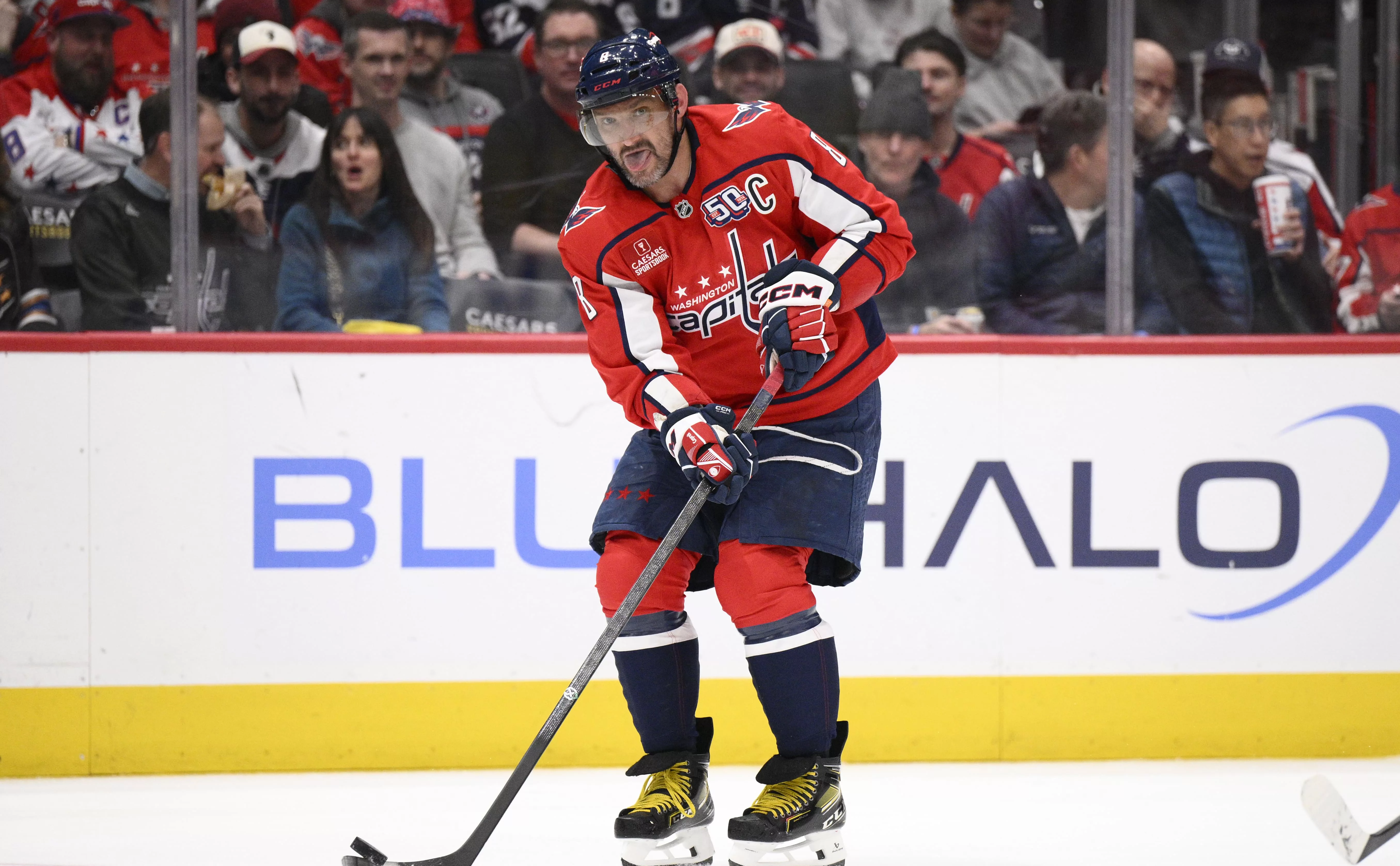Российский нападающий "Вашингтон Кэпиталз" Александр Овечкин (AP/TASS)