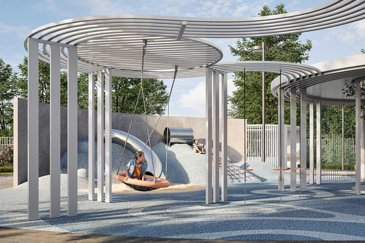 Закрытый двор премиум-квартала &laquo;Дом 56&raquo;