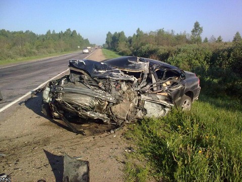 Страшное ДТП с пассажирским автобусом на трассе Москва-Рига 