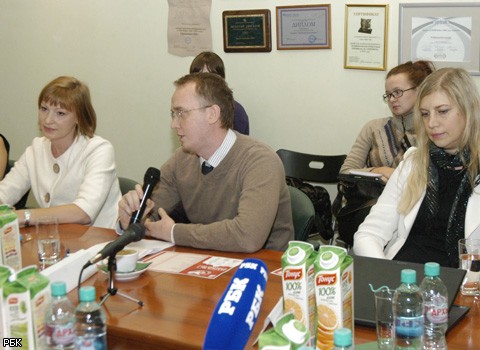 Пресс-конференция представителей партнеров и победителей конкурса "МАРКА № 1 В РОССИИ 2011"