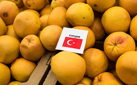 Турецкие мандарины в&nbsp;одном из&nbsp;магазинов
