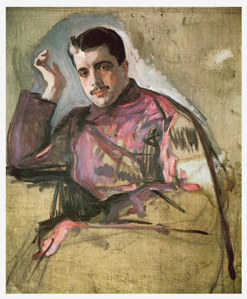 Валентин Александрович Серов. &laquo;Портрет Сергея Дягилева&raquo;, 1904
