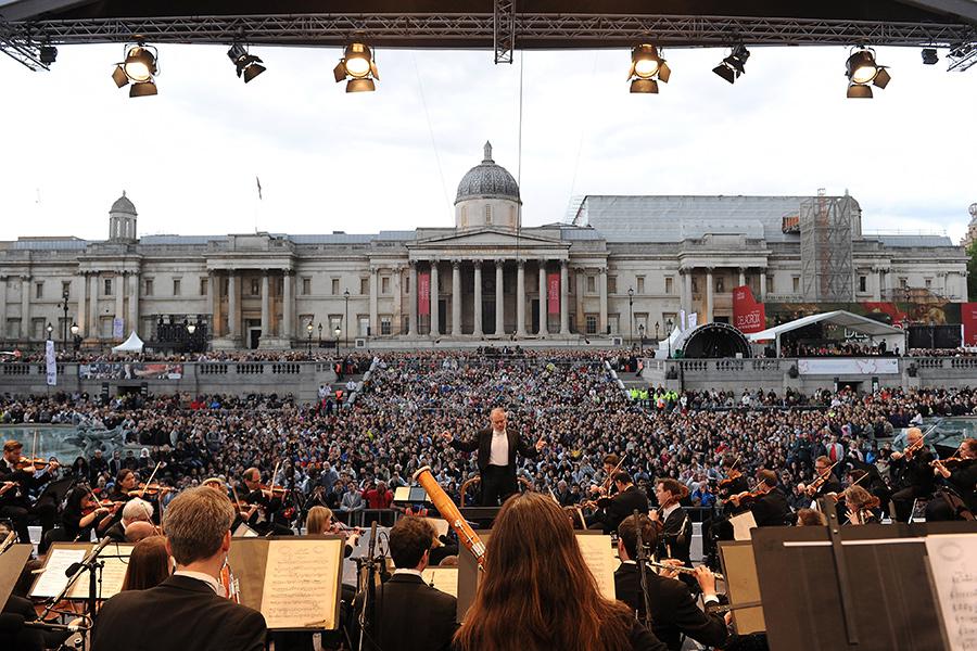 Валерий Гергиев руководит Лондонским симфоническим оркестром, Лондон, 2016 год