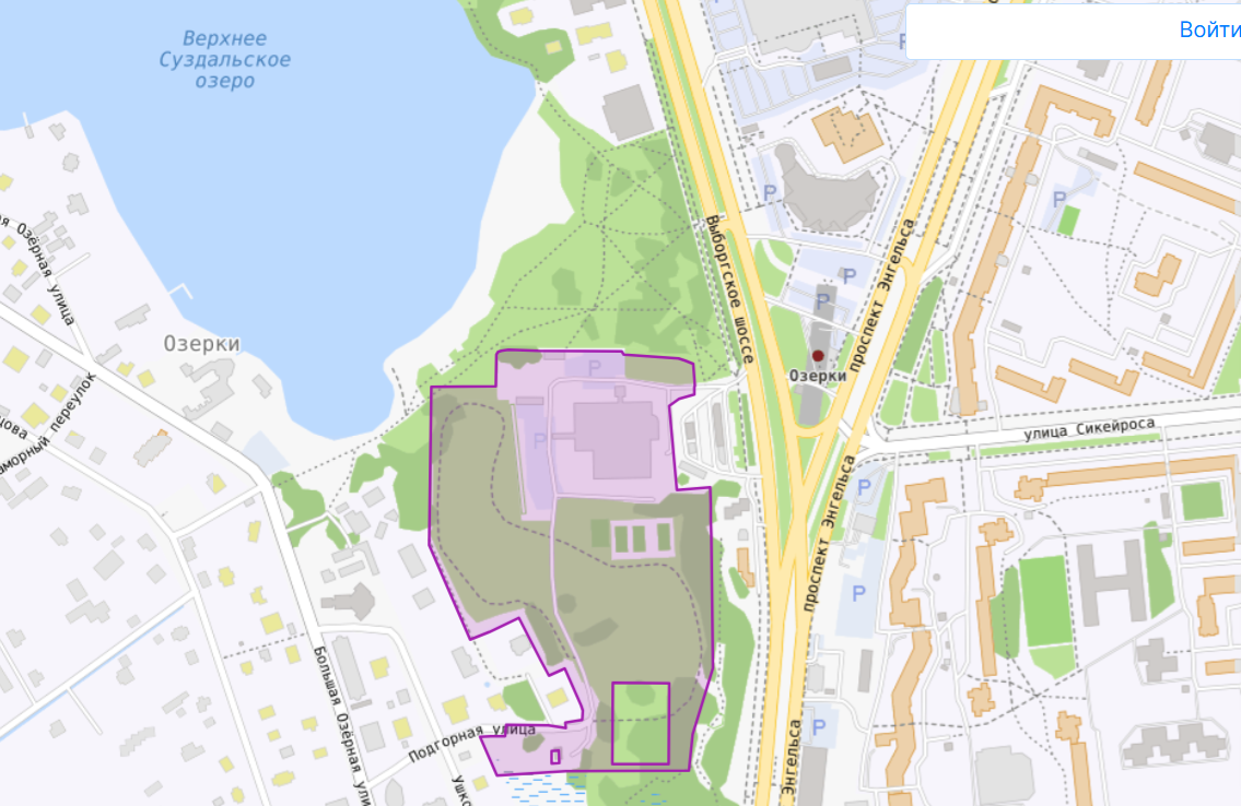 Границы земельного участка для строительства спортивного кластера