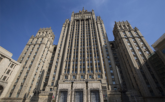 Здание Министерства иностранных дел РФ на Смоленской площади