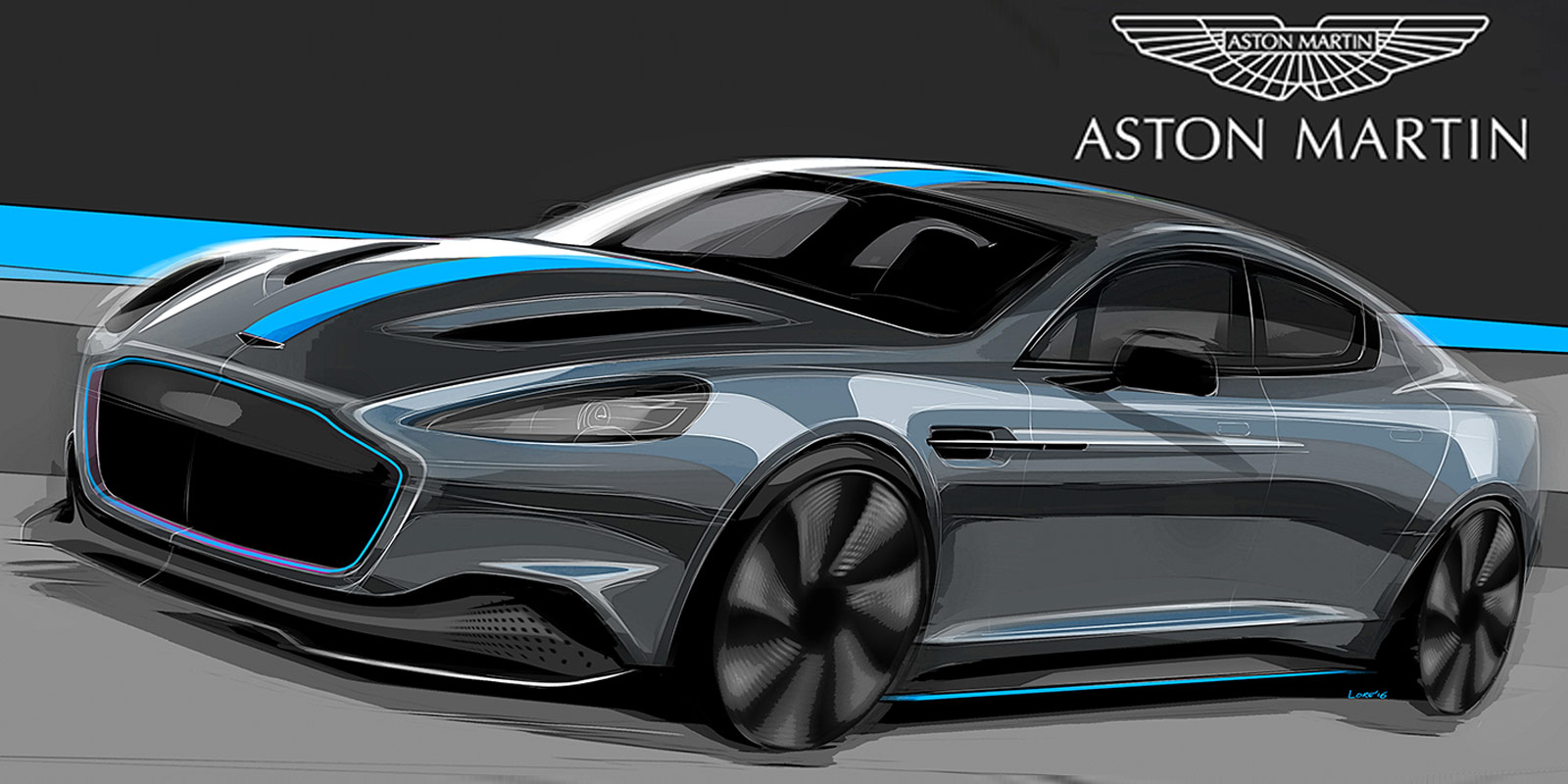 Aston Martin выпустит электрический седан в 2019 году