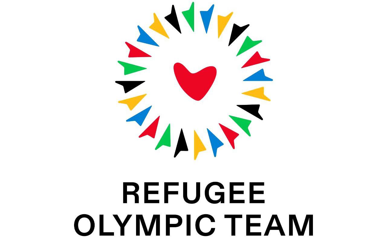 Эмблема команды беженцев на Играх в Париже