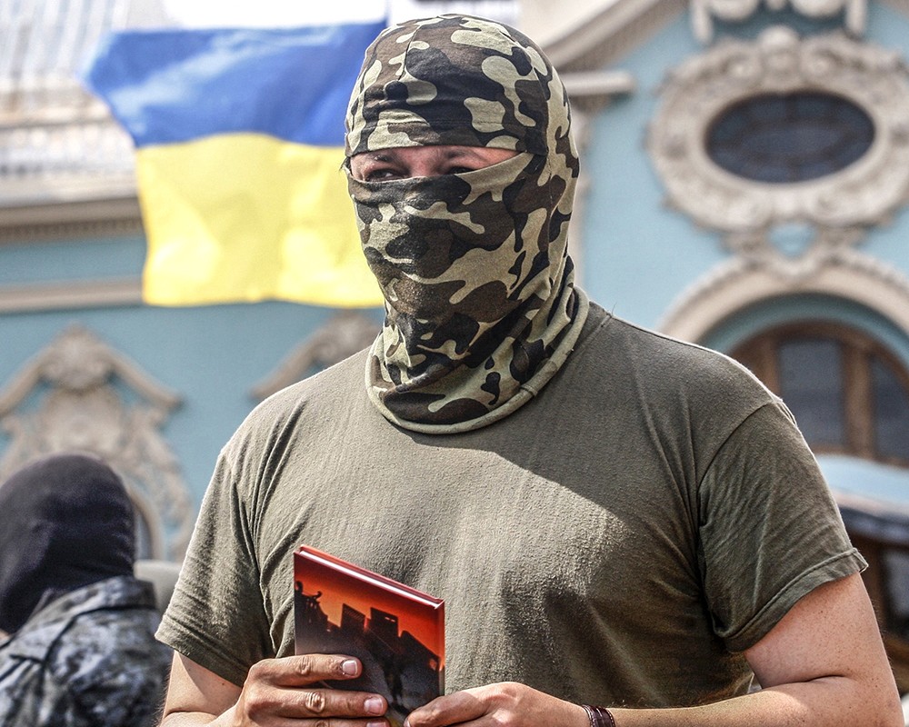 Командир батальона Национальной гвардии Украины «Донбасс» Семен Семенченко 