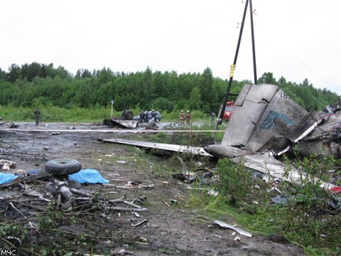 Под Петрозаводском разбился Ту-134  