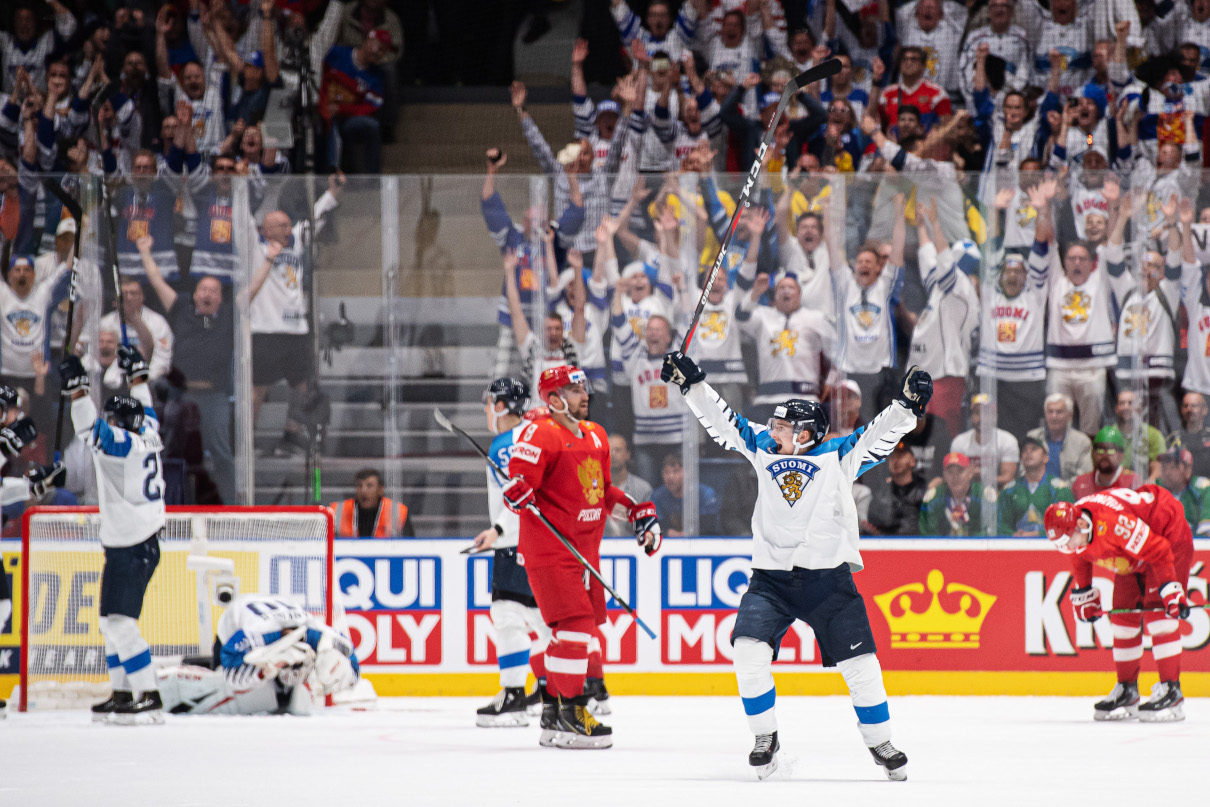Сборная России потерпела первое поражение на ЧМ-2019 по хоккею. В матче за выход в финал российская сборная уступила Финляндии 0:1
