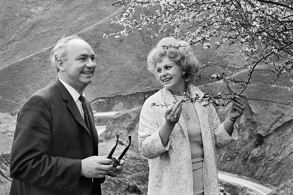 Супруги Николай Рыбников и Алла Ларионова, 1967 год