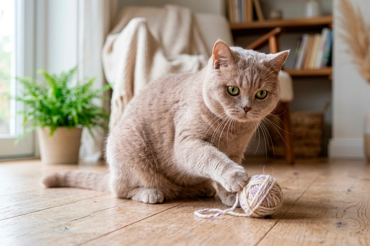 Шотландская прямоухая кошка