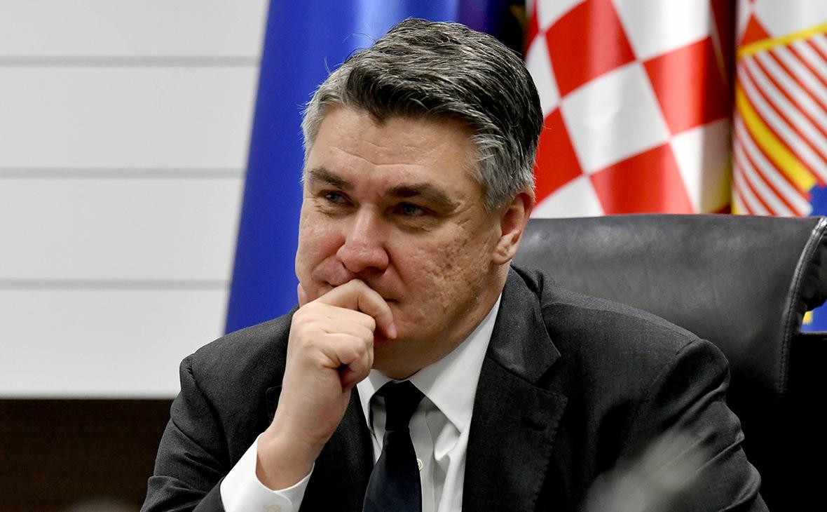 Хорватский президент заявил об ущербе Европе от антироссийских санкций