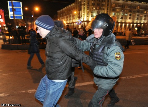 Митинг на Триумфальной площади