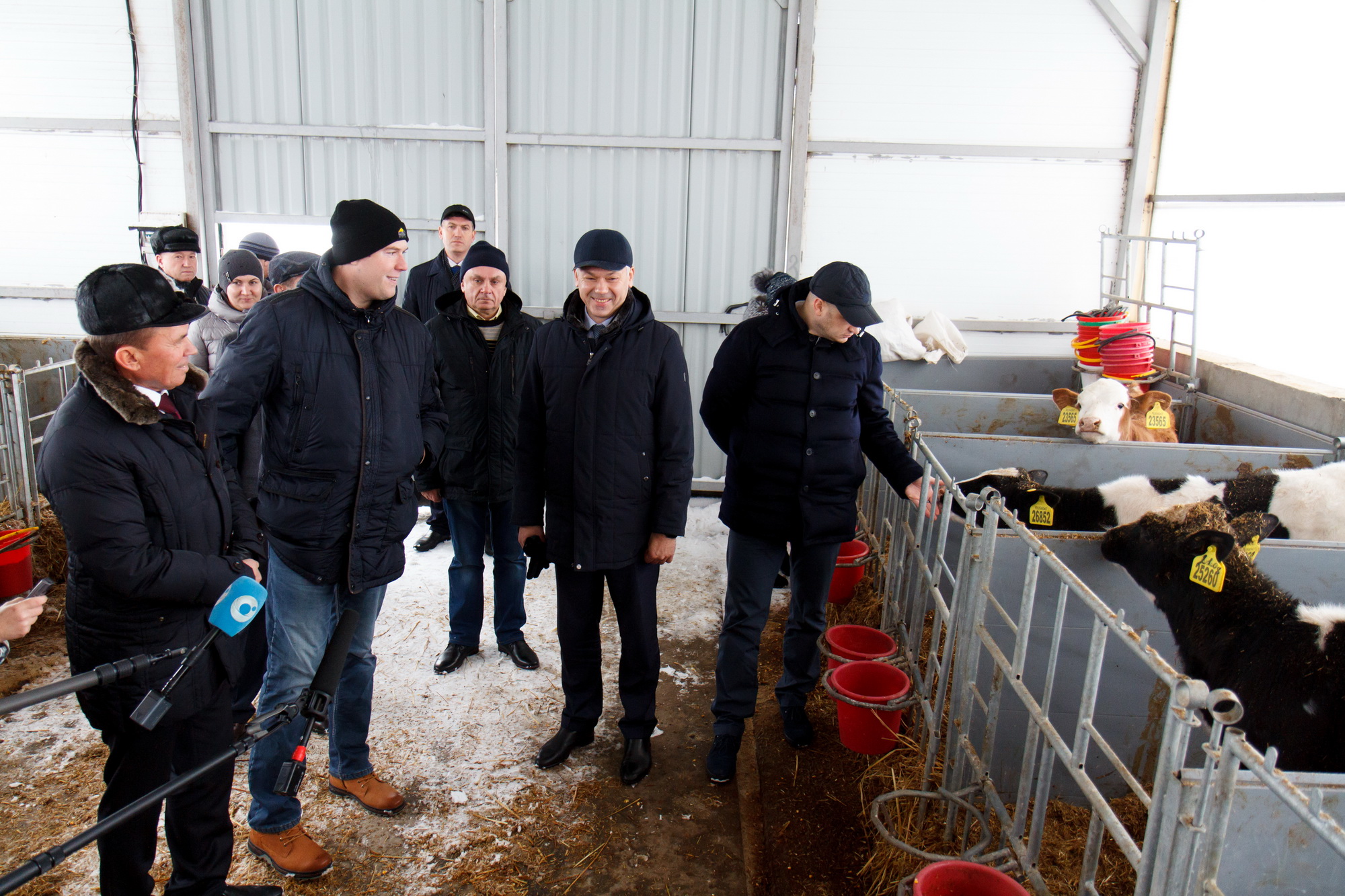 В ноябре агрокомплекс &laquo;Сибирская нива&raquo; посетил губернатор региона Андрей Травников