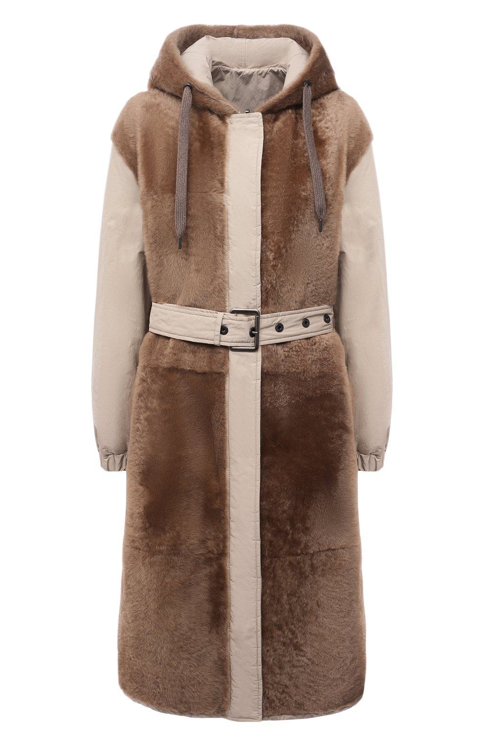 Пальто с меховой отделкой Brunello Cucinelli, 850 900 руб. (ЦУМ)
