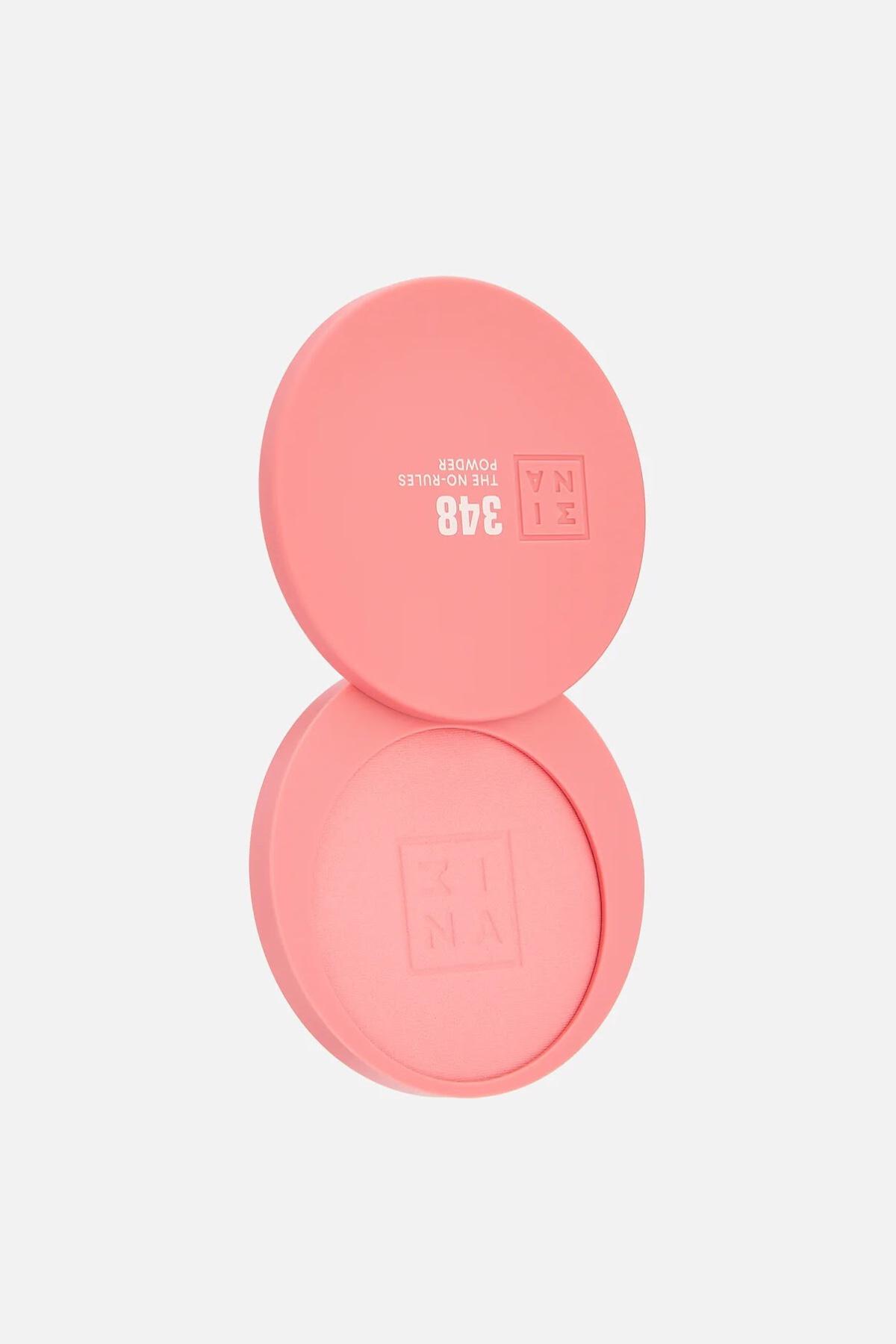 Пудровые румяна для лица The no-rules powder, 348, 3ina, 1363 руб. (&laquo;Золотое яблоко&raquo;)