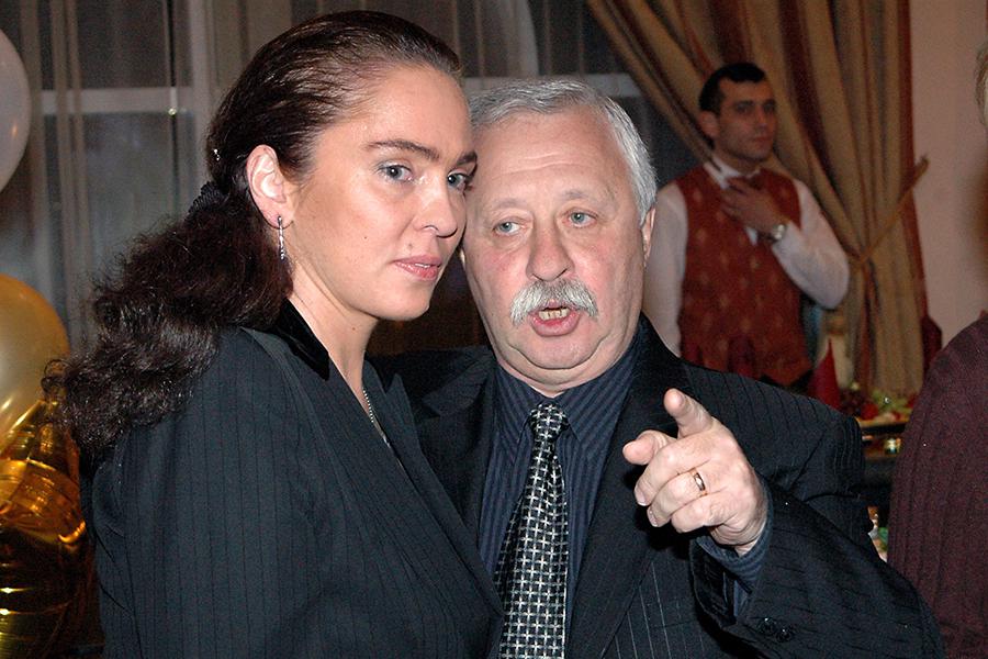 Леонид Якубович с женой Мариной, 2007 год