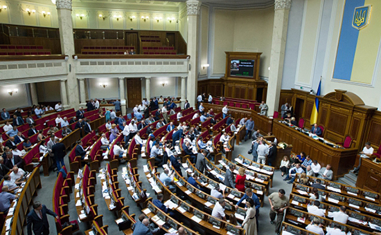 Заседание Верховной рады Украины
