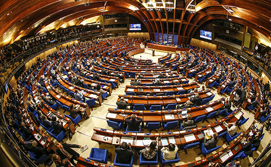 Пленарное заседание Парламентской ассамблеи Совета Европы (ПАСЕ)


