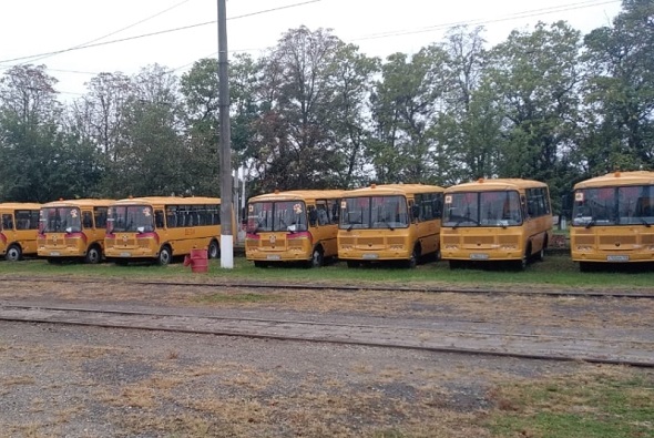 Краснодар к 2020г. получит 166 новых школьных автобусов