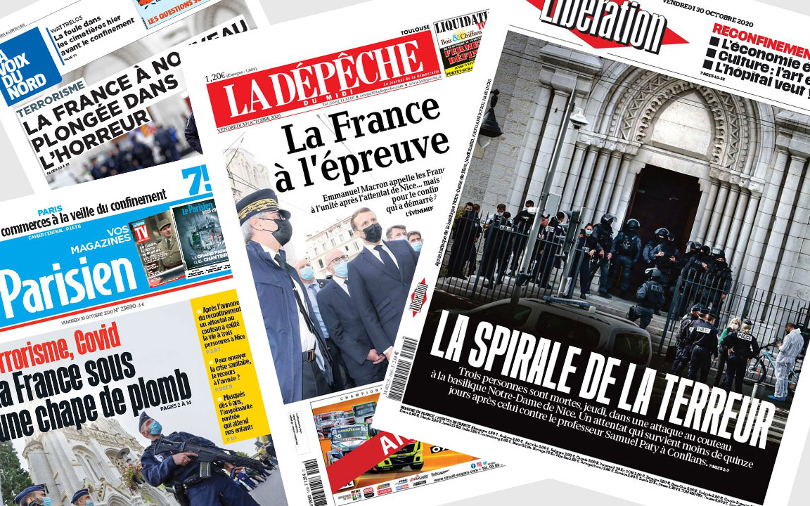 «Страна переживает темные дни»: французские СМИ о нападениях радикалов