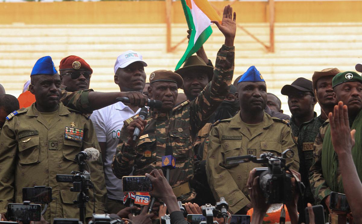 Лидеры военного переворота в Нигере&nbsp;