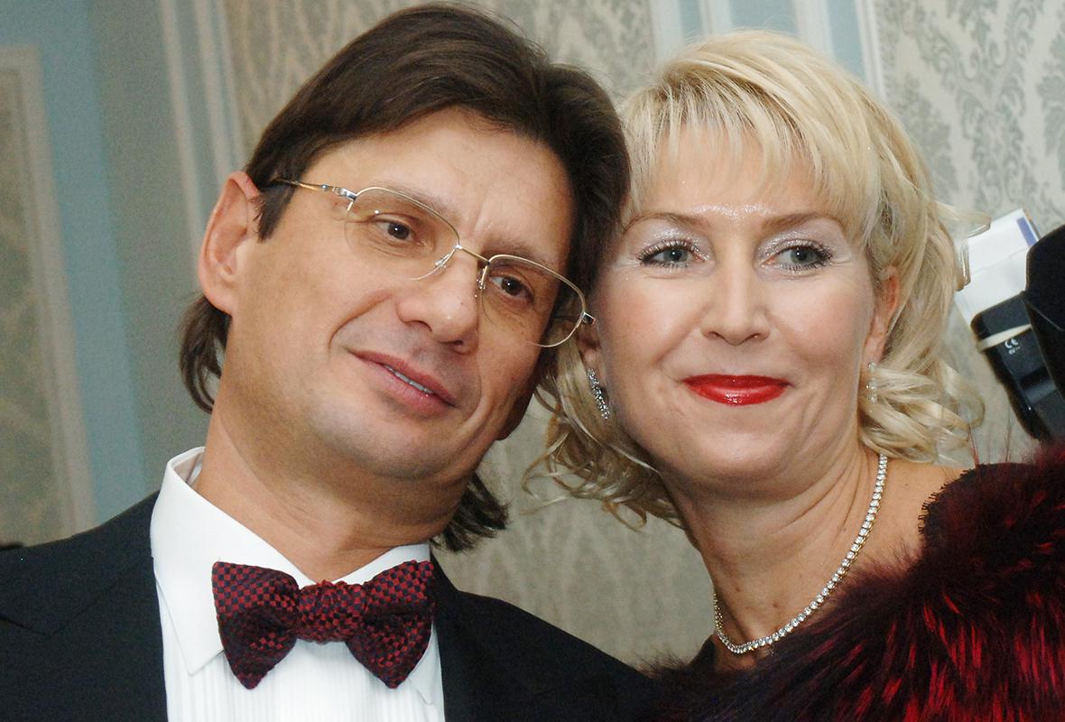 Леонид Федун с супругой, 2005 г.