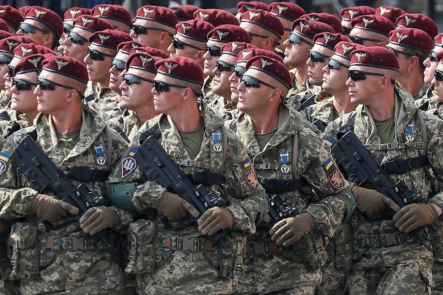 Служащие украинской армии
