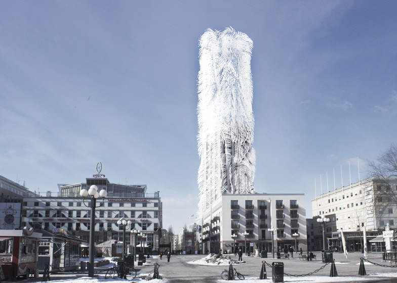 Мохнатый небоскреб построят в Швеции