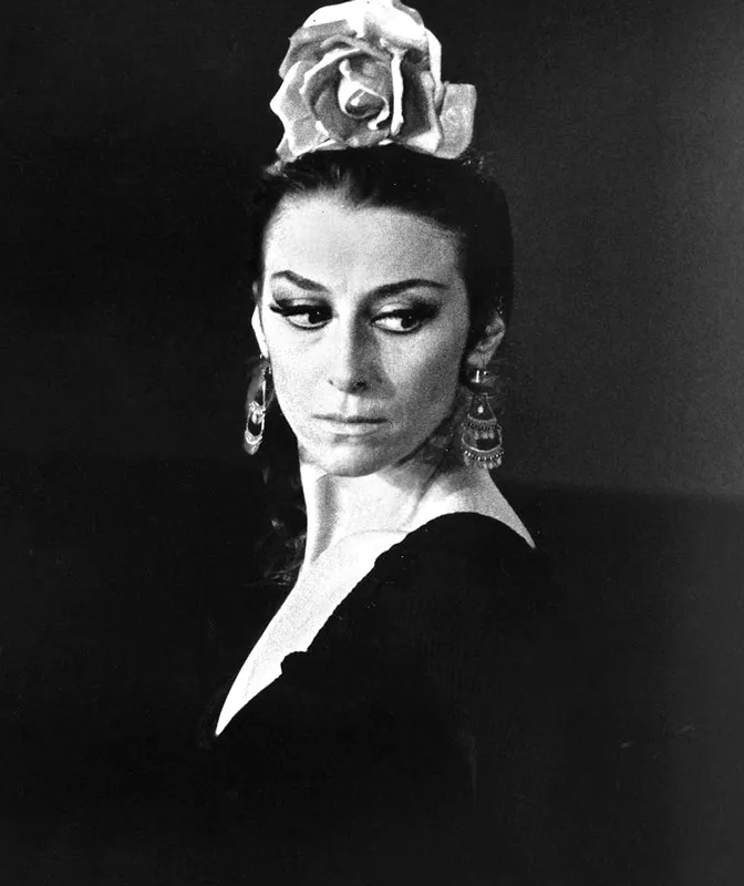 Балерина Майя&nbsp;Плисецкая&nbsp;в балете &laquo;Кармен-сюита&raquo;, 1974 год