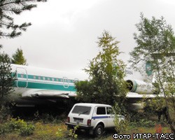 Севший в болото Ту-154 вновь поднялся в воздух
