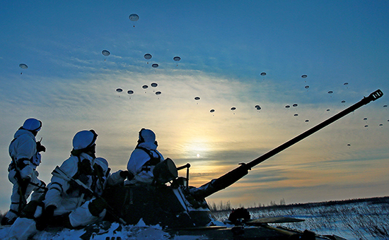 Воздушно-десантные войска во&nbsp;время учений. 23 января 2016 года