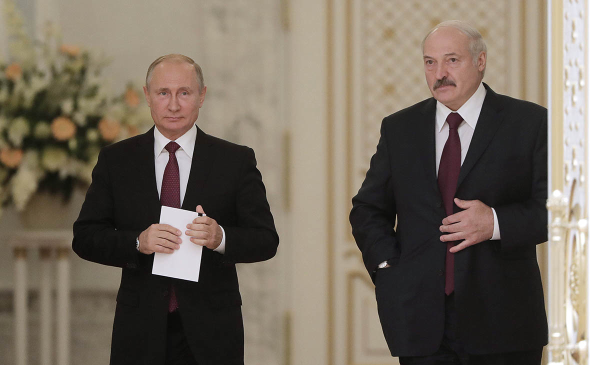 Владимир Путин и Александр Лукашенко


