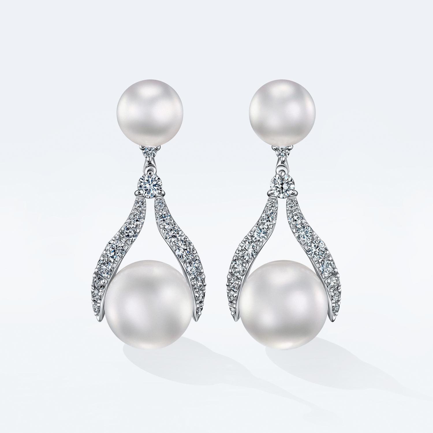 Серьги с жемчугом &laquo;Коронация&raquo;