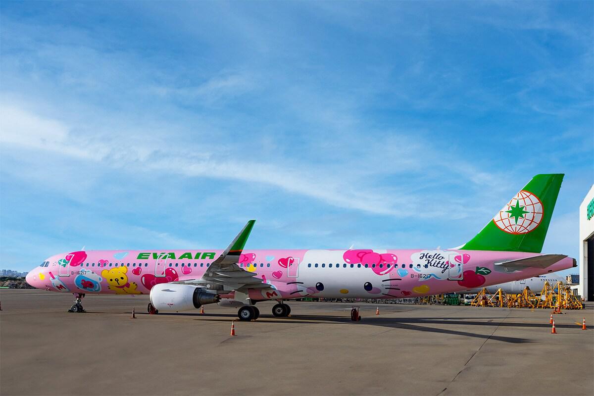 Борт Pinky Jet, Eva Air
