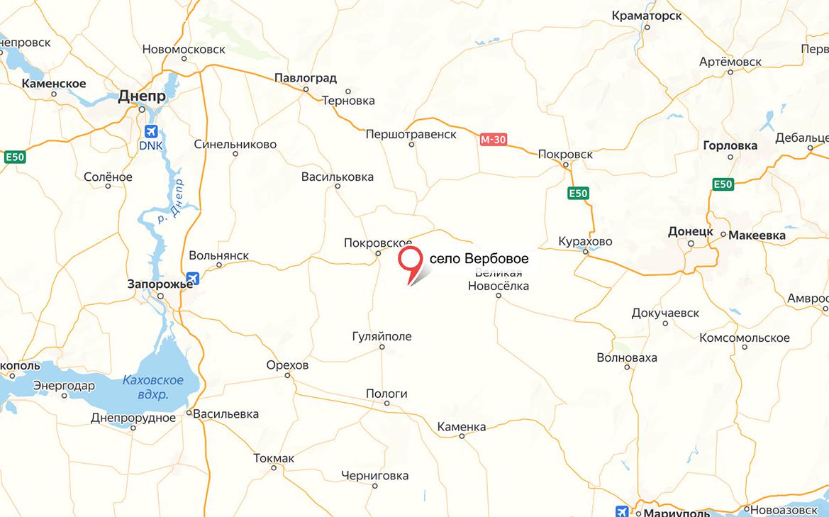 Минобороны сообщило о контроле над Вербовым в Днепропетровской области