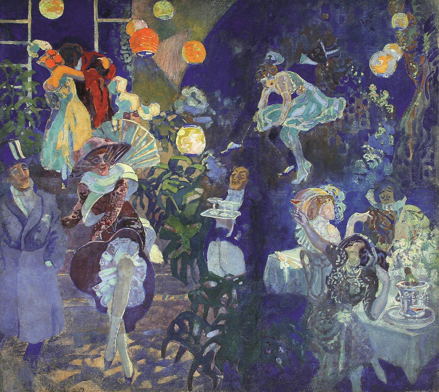 Николай Мамонтов, &laquo;Маскарад&raquo;, 1919. Омский государственный историко-краеведческий музей