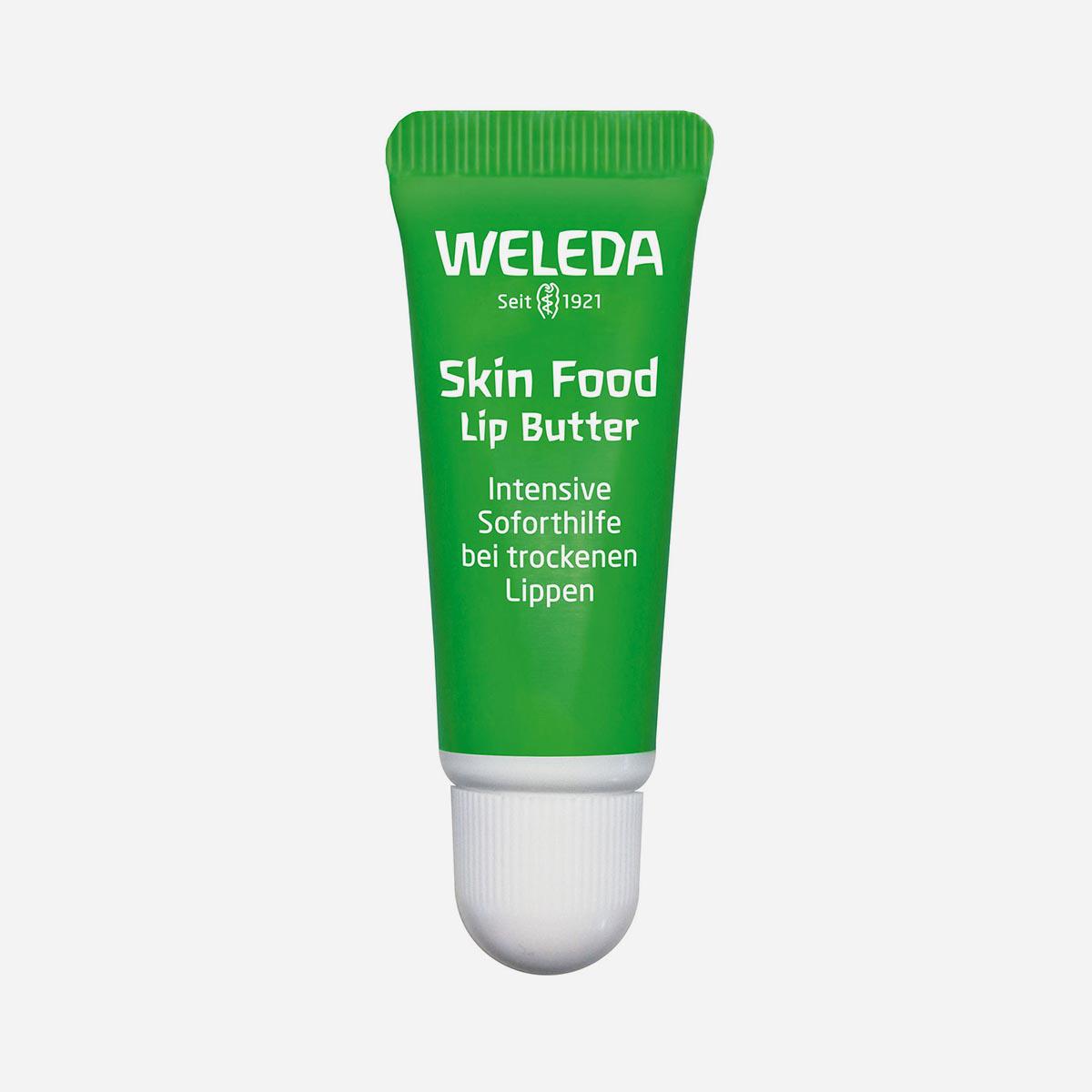 Бальзам для губ Skin food, Weleda, 776 руб. (&laquo;Золотое яблоко&raquo;)
