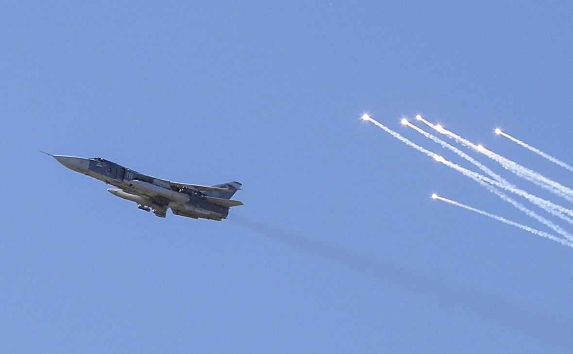 Бомбардировщик Су-24 ВВС Украины