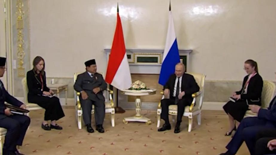 В Петербурге начались переговоры Путина с президентом Индонезии. Видео