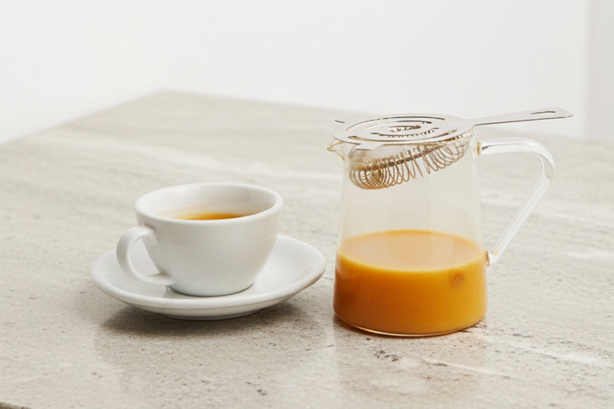 Абрикосовый грог с ромом и специями