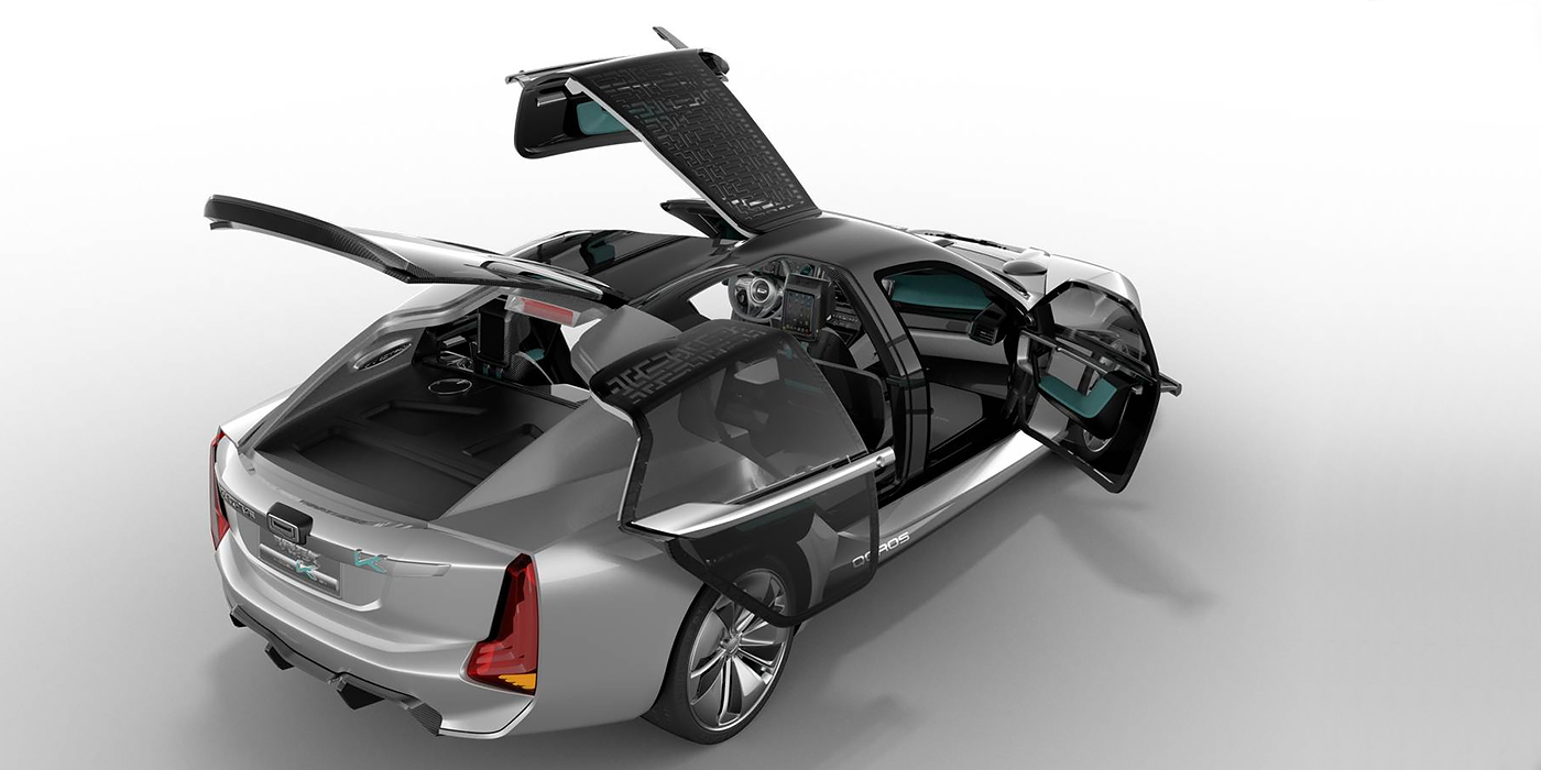 Qoros и Koenigsegg представили совместный электрокар