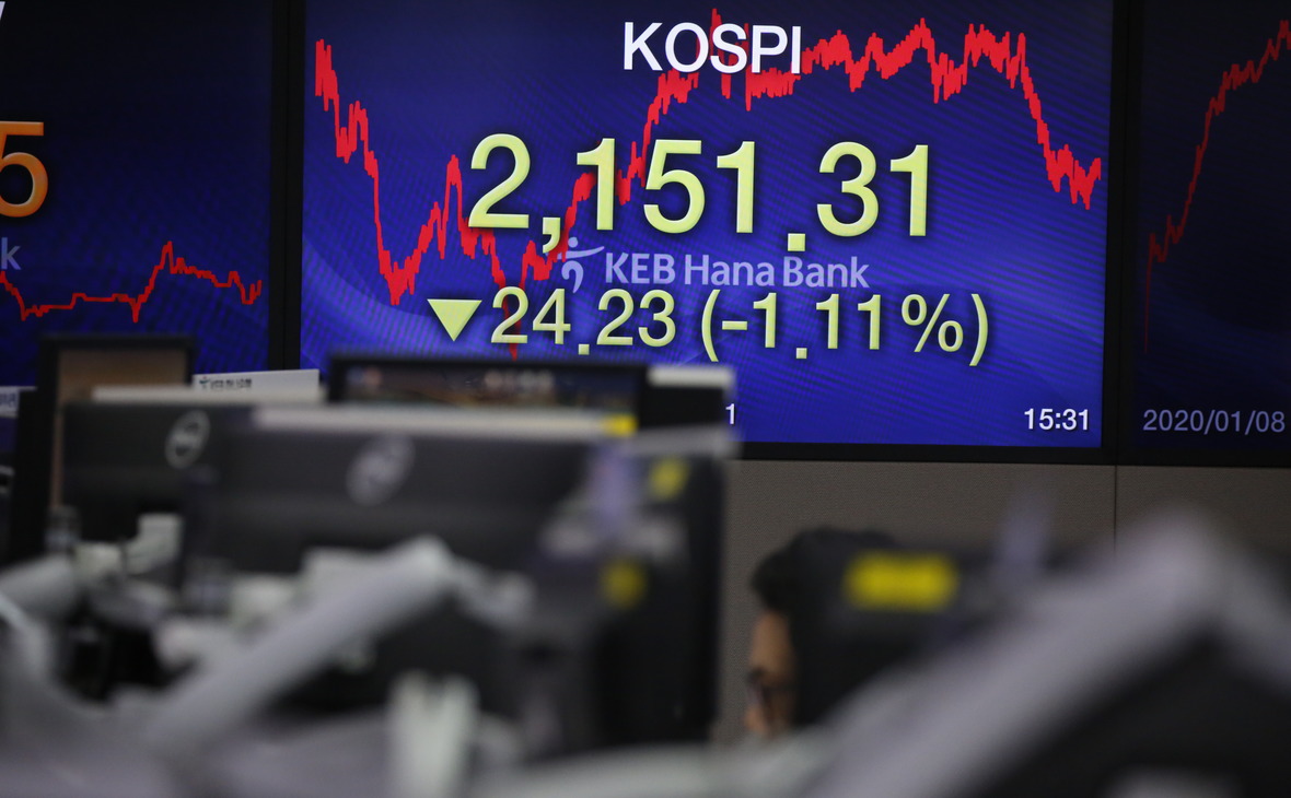 Падение котировок на фондовой бирже Сеула на фоне конфронтации США и Ирана