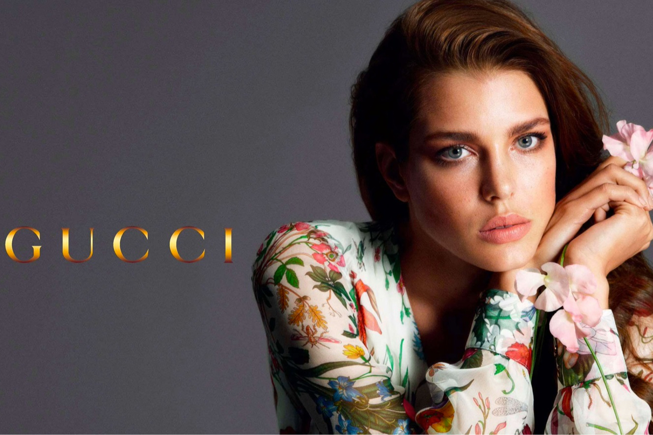 Шарлотта Казираги в рекламной кампании Gucci Cosmetics, 2014