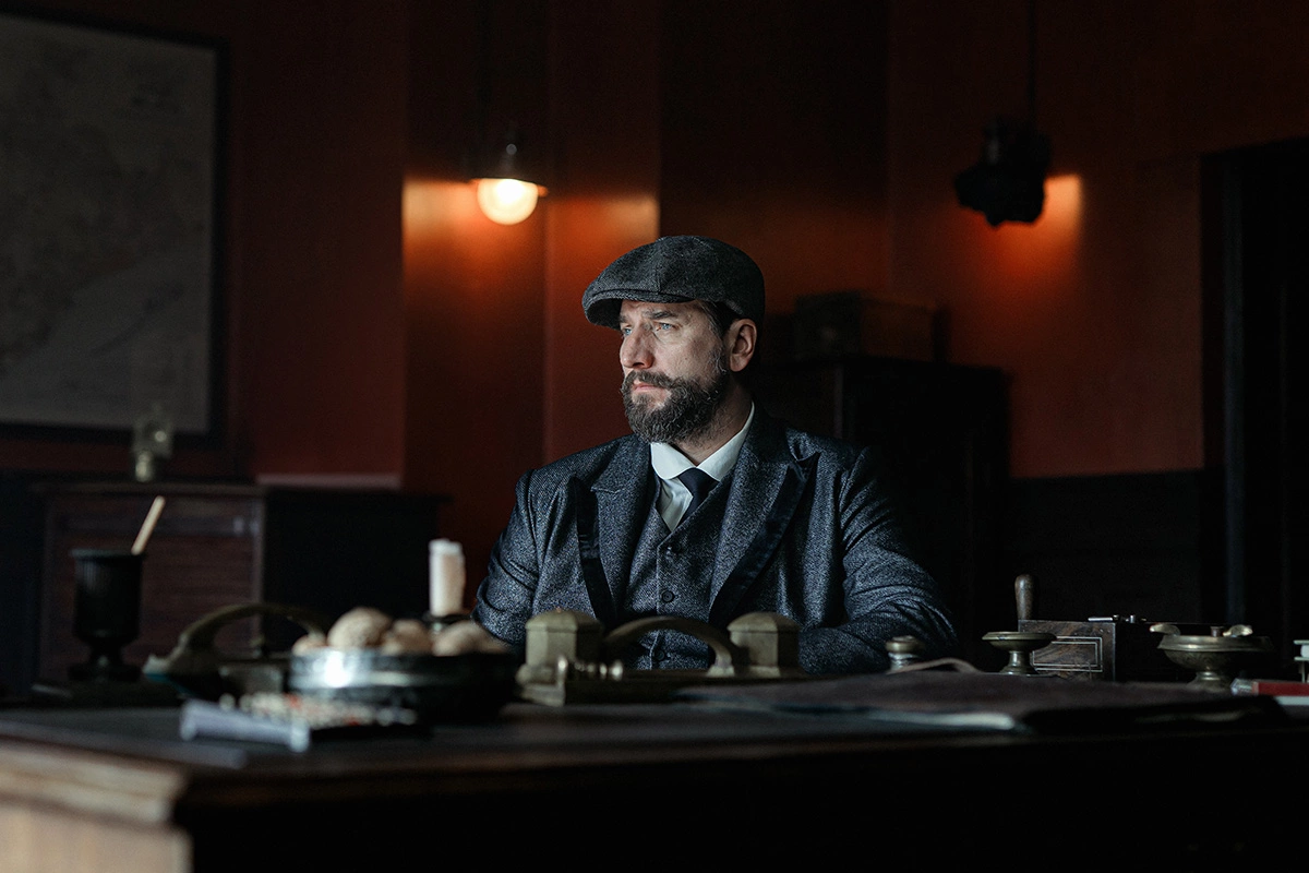 Александр Устюгов на съемках сериала «Константинополь»
