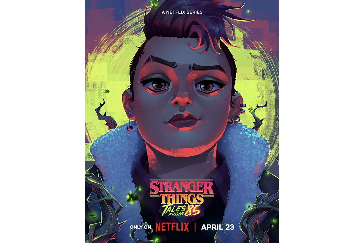 Постер мультсериала «Очень странные дела: Истории из 85-го»