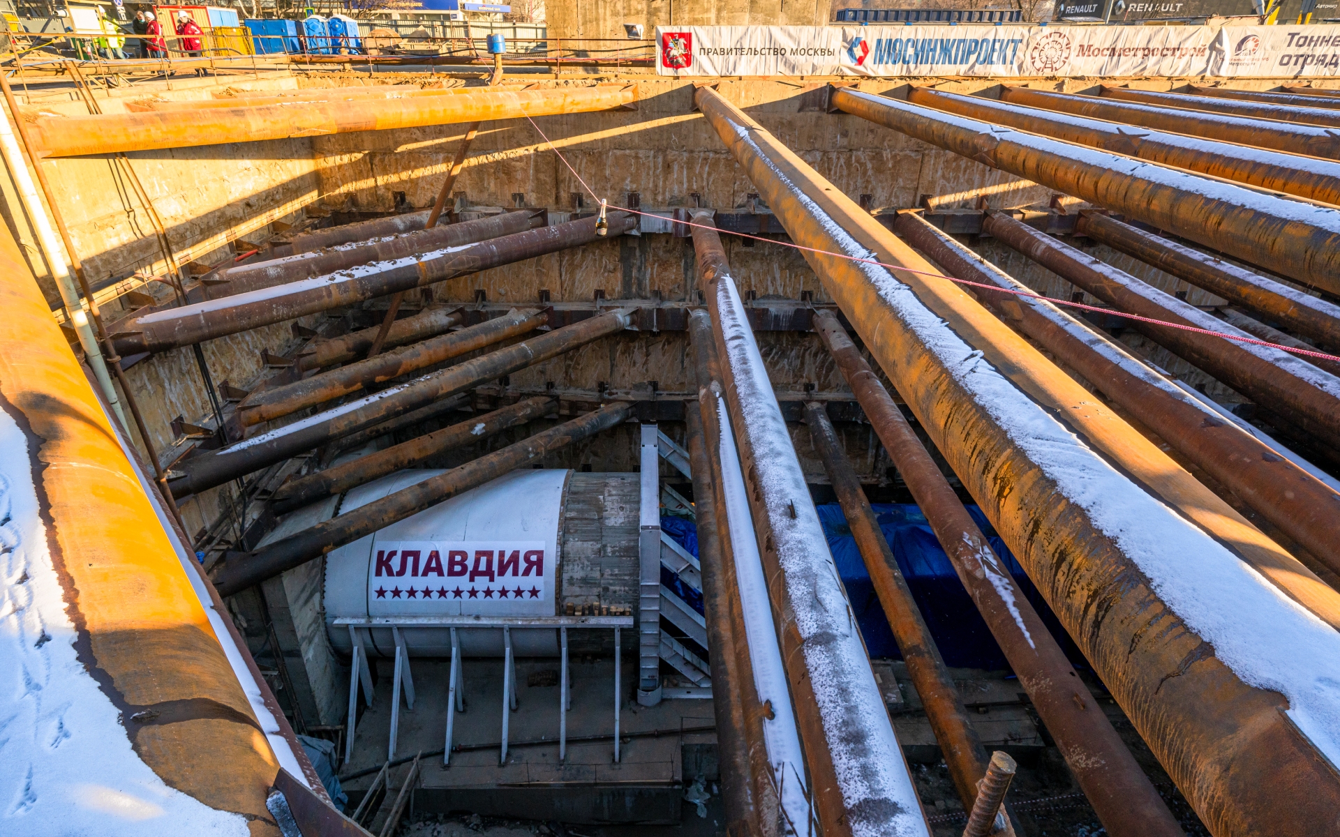 Второй тоннель строят между «Улицей 800-летия Москвы» и «Лианозово»